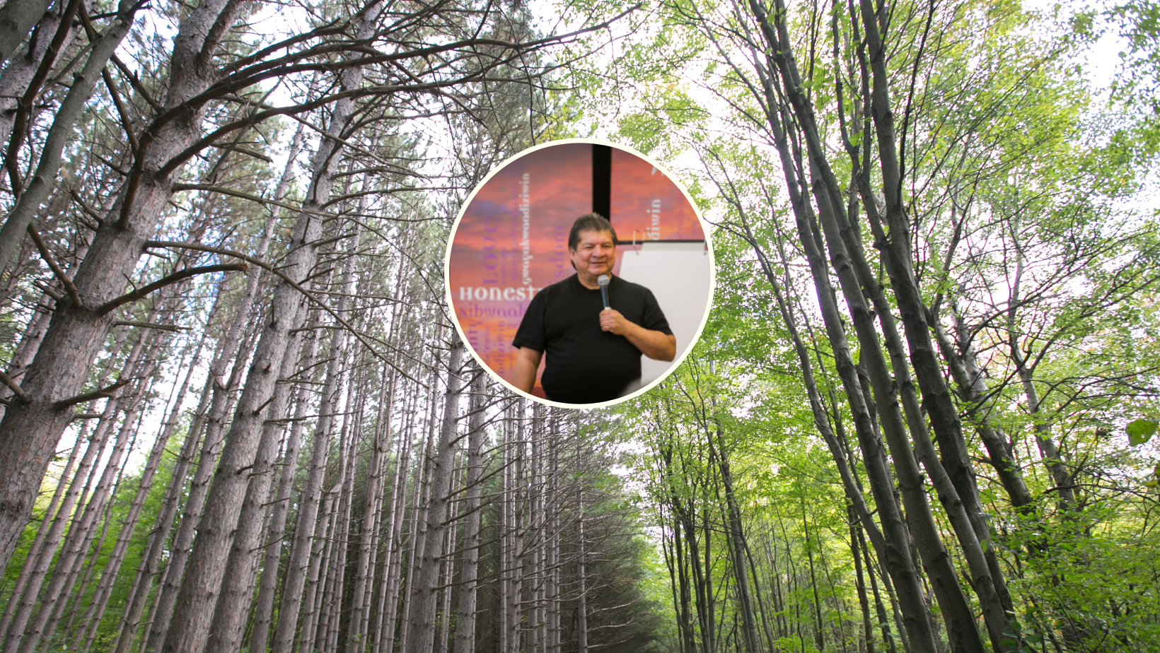 Dennis Windego – Connecting to the Land to Help Us (Facebook Cover)