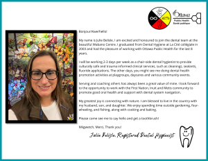 Follow the link to learn more about Julie Belisle