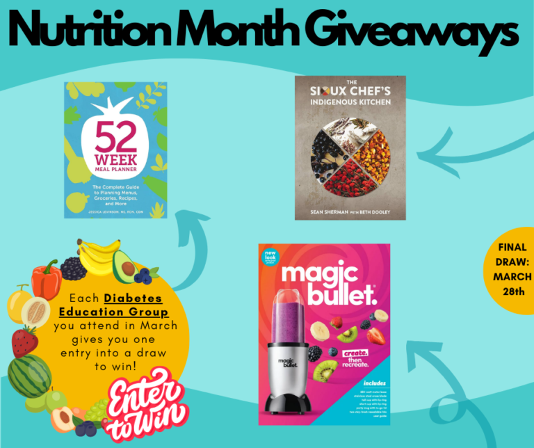 Diabetes Education Group – Nutrition Month Workshop - Wabano Centre