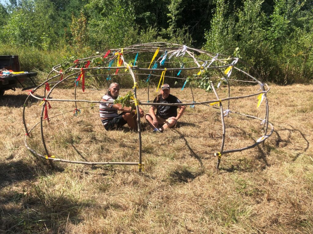 Frank and Perry Sweat Lodge