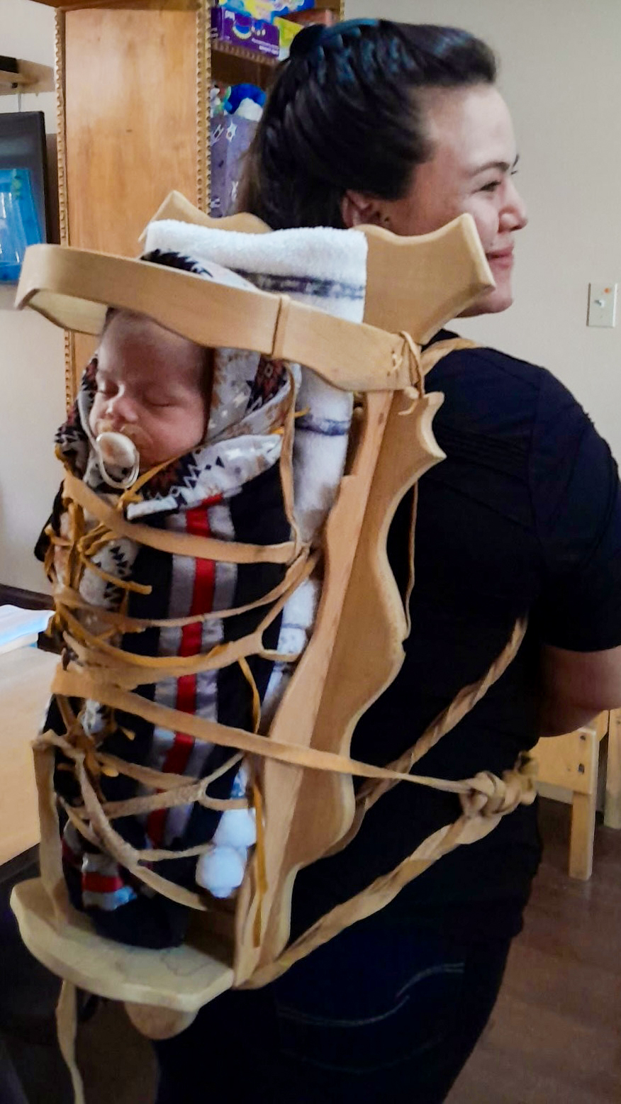 Carly w Cradle Board