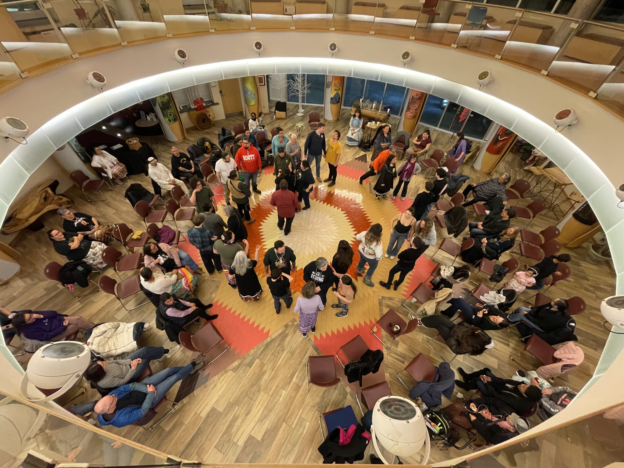 people gathered in circle