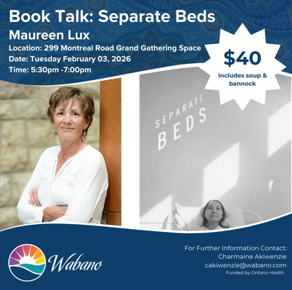 Maureen lux and her book separate beds